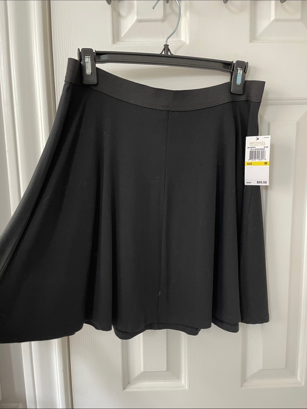 MICHAEL Michael Kors Black Circle Skater Skirt